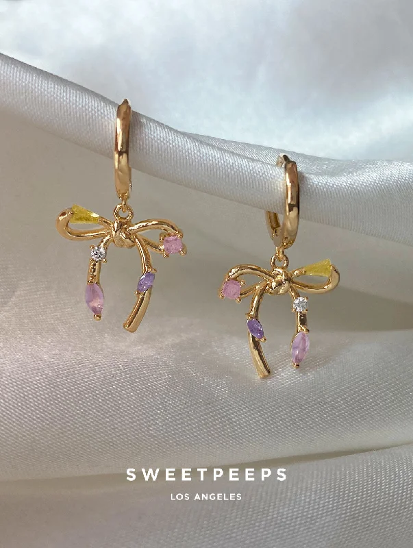 Buy More, Save More Vintage Jewelry Delicious Bow Hoops