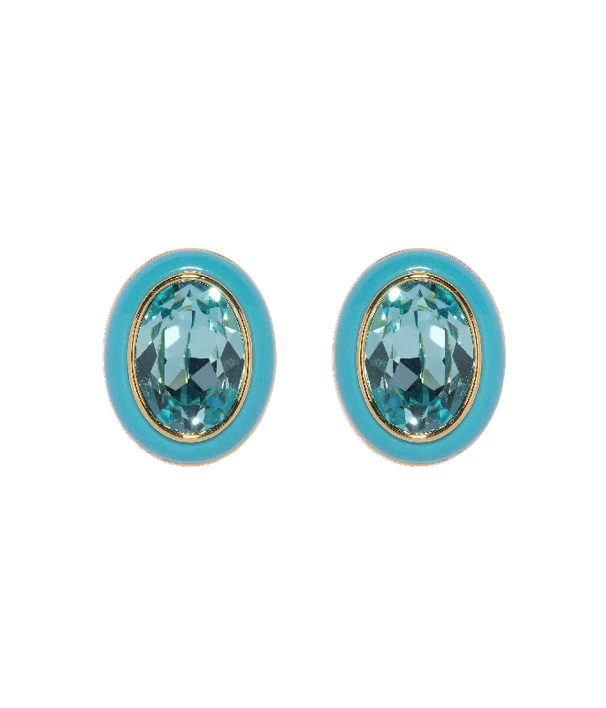 Big Savings, Big Smiles Square Cut Ring Delphine Stud Earrings