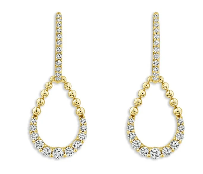 Buy More, Save More Gold Necklace Diamond Hoop/Dangle/Drop Earring