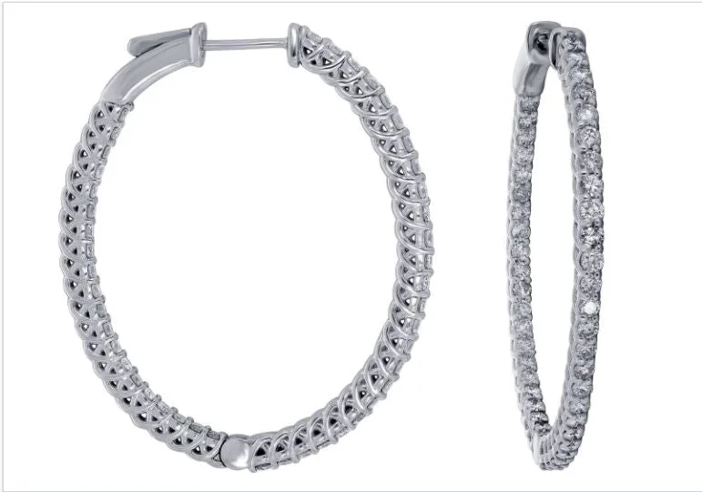 Limited - Time Offer Delicate Necklace Diamond Hoop/Dangle/Drop Earring