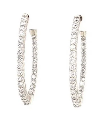 Huge Discounts, Unbeatable Offers Bold Jewelry Diamond Hoop/Dangle/Drop Earring