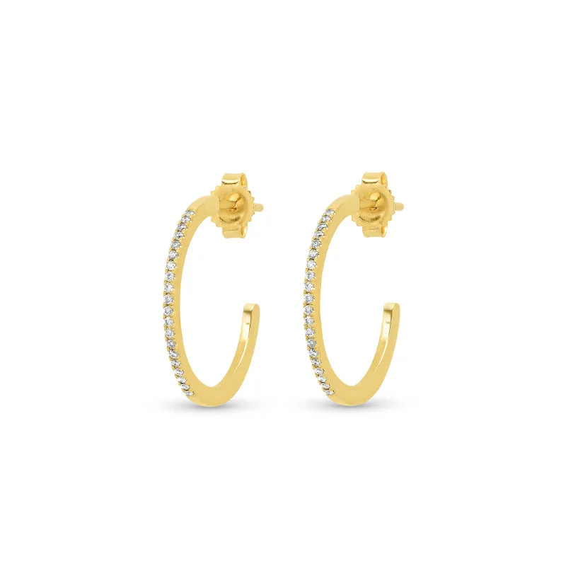 Clearance Sale Simple Pendant Diamond Small Hoops