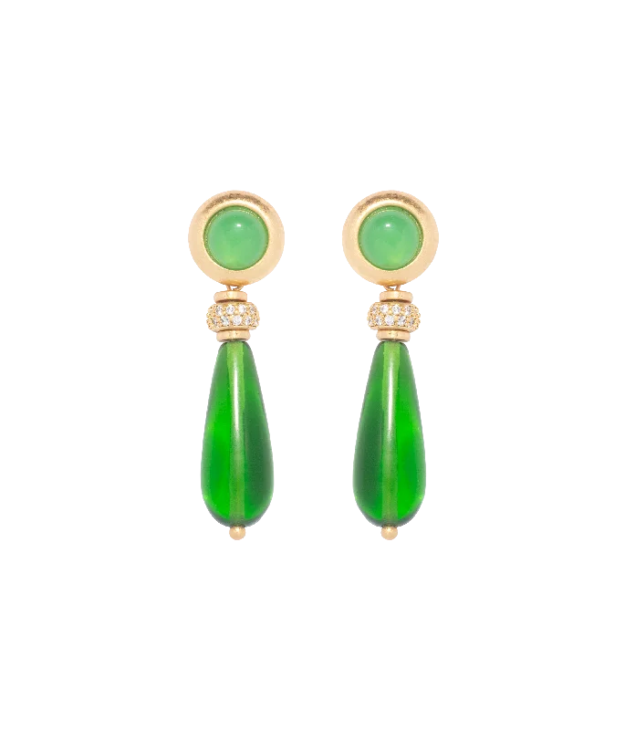 Unbeatable Savings Await Gold Bangle Dina Drop Earrings