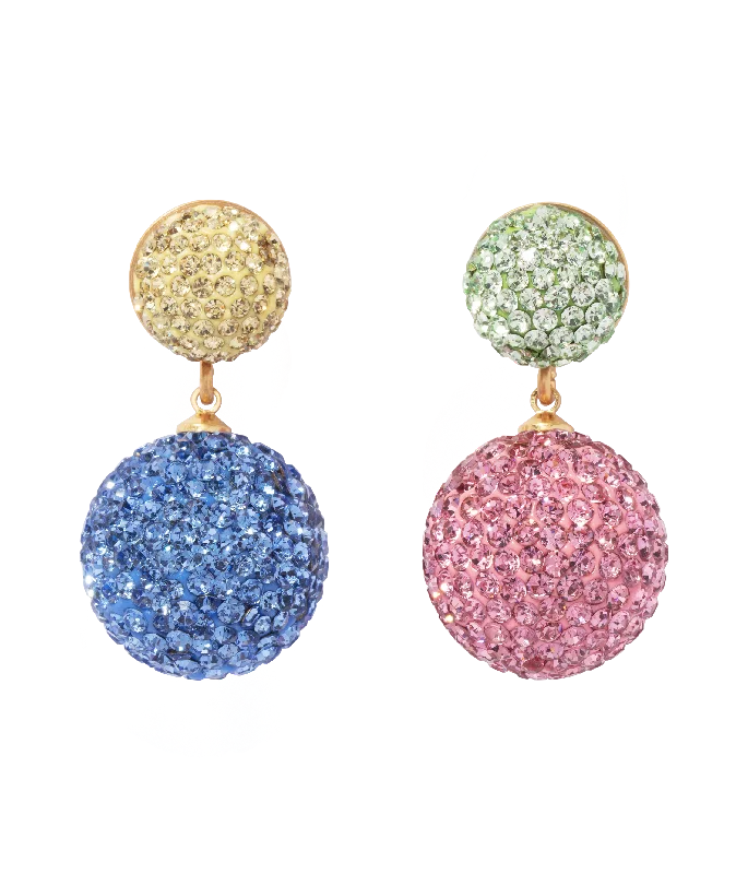 Season - End Clearance Heart Locket Dottie Drop Earring