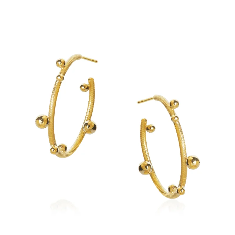 Shop Now, Save Big Bucks Small Delphis 18K Gold Hoops