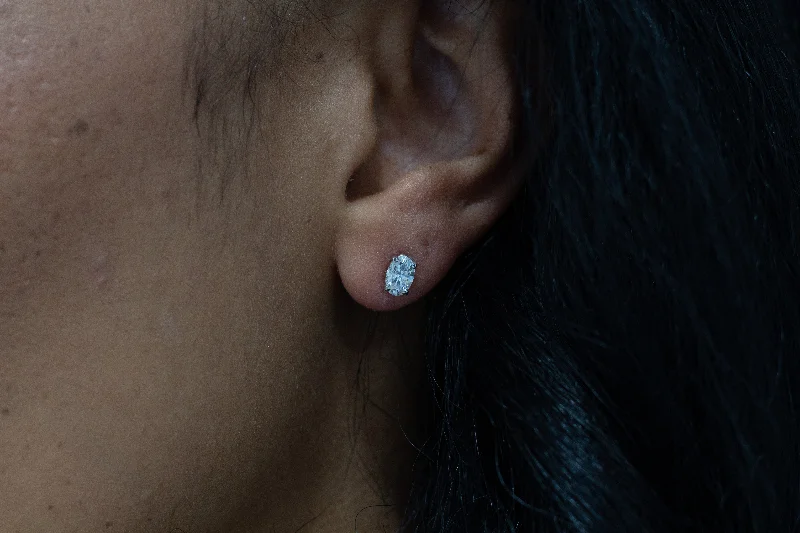 New Arrivals on Discount Sterling Silver E139 ~ Moissanite Earrings