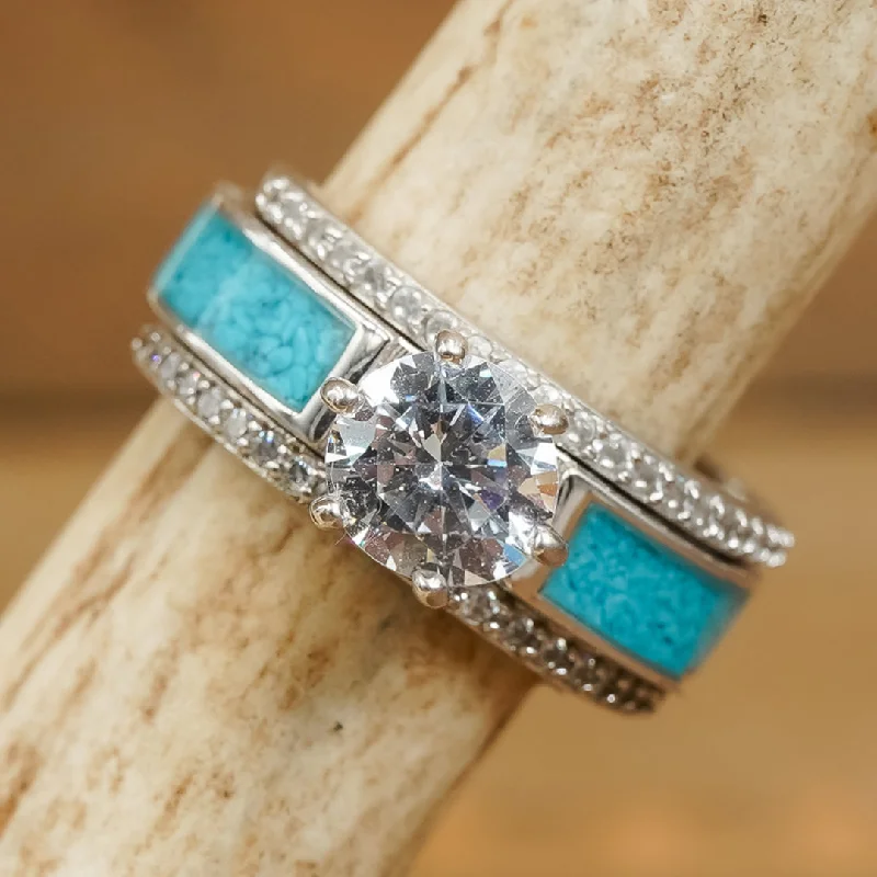 Clearance Sale, Steal Great Bargains Elegant Ring Grand Tahoe Wedding Set