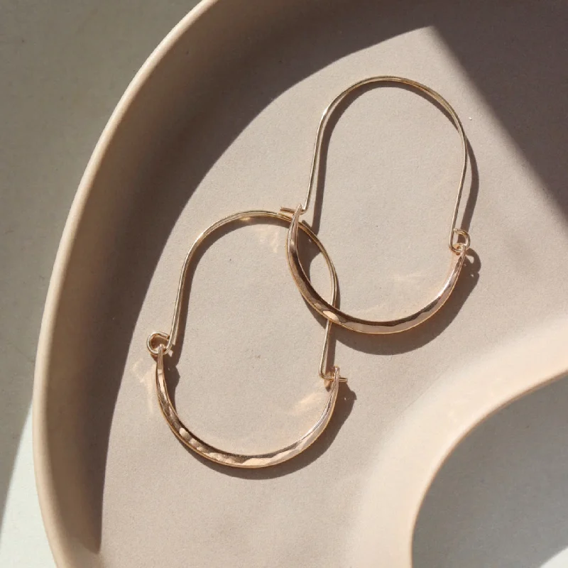 Massive Clearance Sale Handmade Earrings Hammered Paloma Hoops