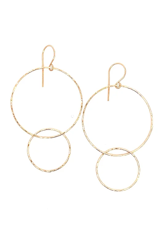 Clearance Sale Pearl Necklace Hamoa Double Hoops