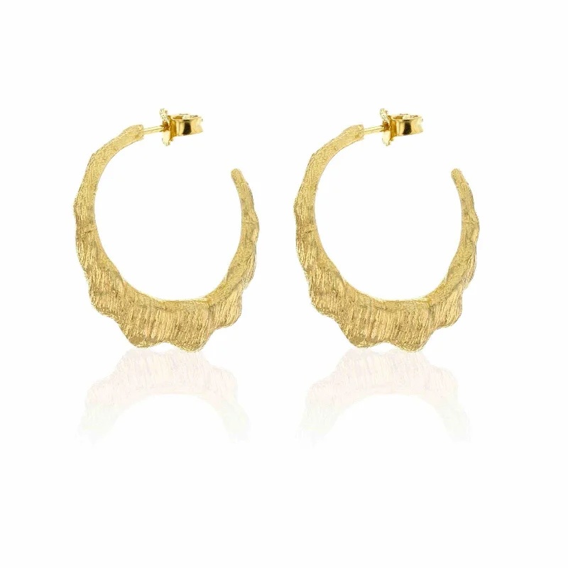 Black Friday - Style Deals All Week Long Creation Gold Plated Hoops