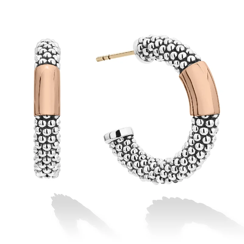 Unbeatable Savings Await Luxury Earrings High Bar Rose Gold Station Caviar Hoop Earrings Unbeatable Savings Await Luxury Earrings High Bar Rose Gold Station Caviar Hoop Earrings