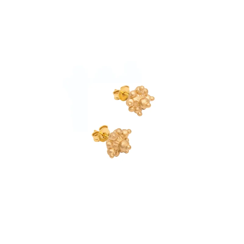 Season - End Clearance Blossom 18K Gold Studs