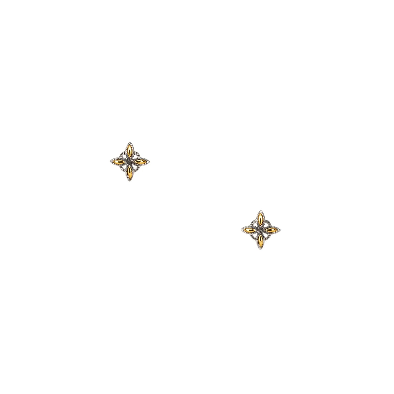 Season - End Clearance Stylish Earrings Keith Jack Sterling Silver + 10k Celestial Stud Earrings Season - End Clearance Stylish Earrings Keith Jack Sterling Silver + 10k Celestial Stud Earrings