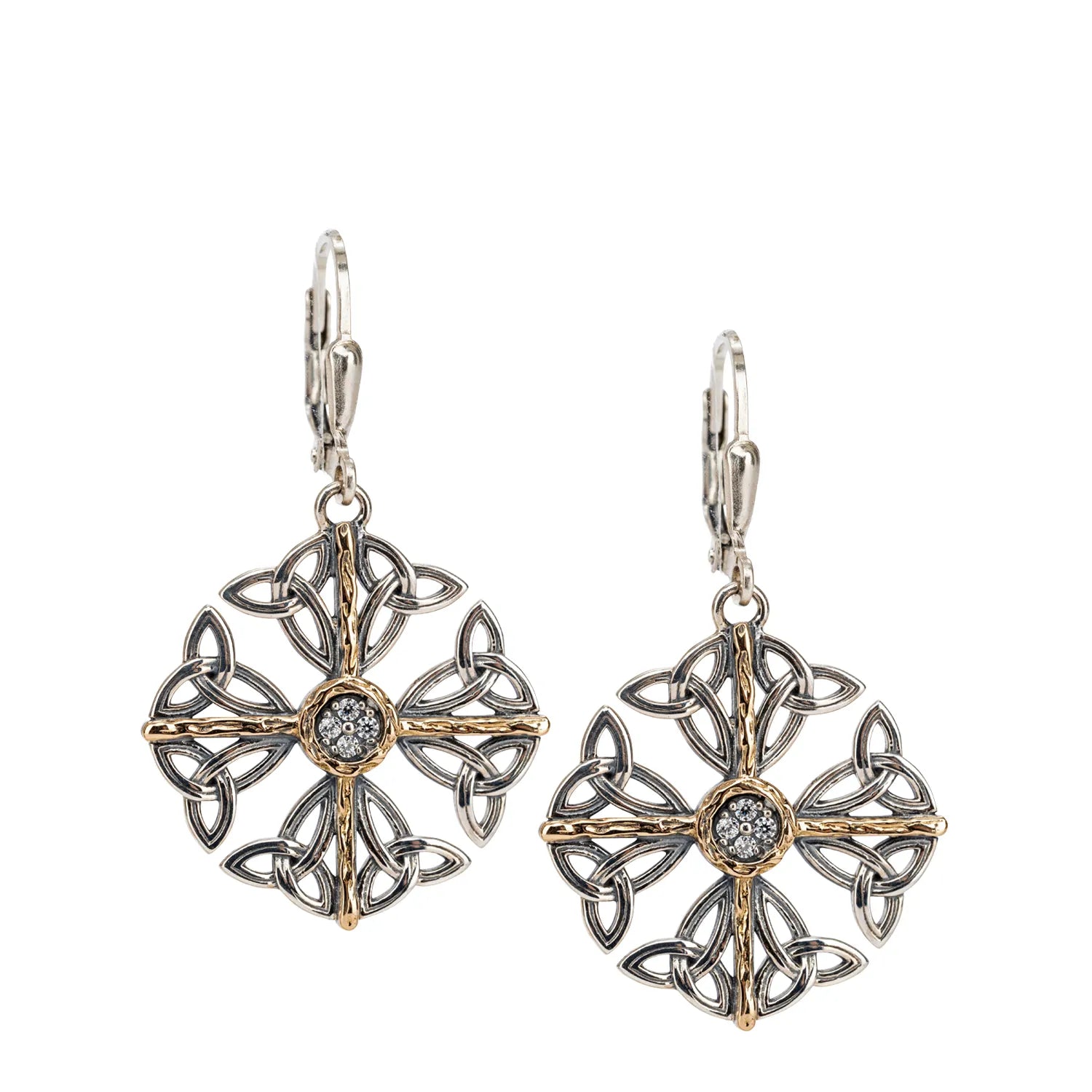 Clearance Sale Opal Necklace Keith Jack Sterling Silver + 10k CZ Celestial Leverback Earrings