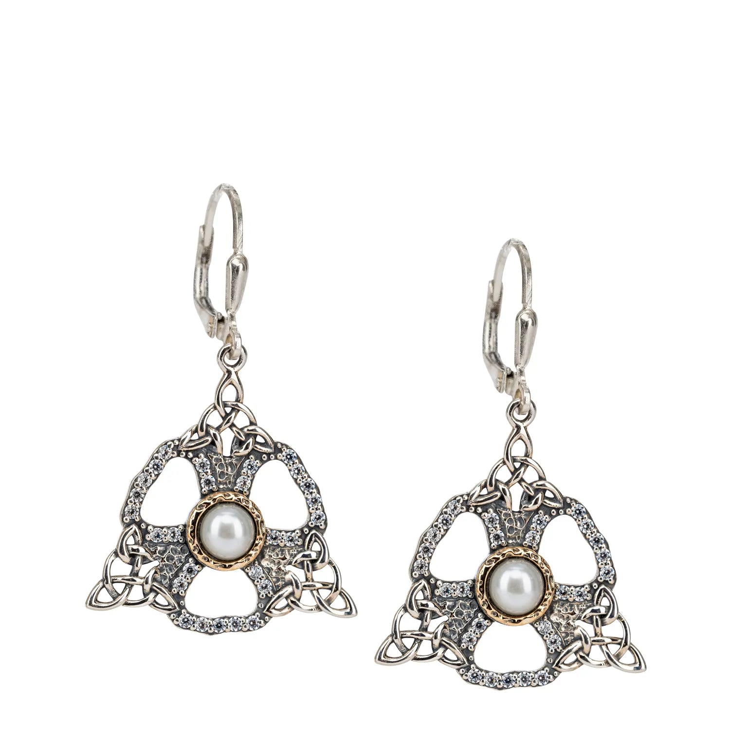 Black Friday - Style Deals All Week Long Sterling Silver Keith Jack Sterling Silver + 10k Fresh Water Pearl & CZ Celestial Leverback Earrings Black Friday - Style Deals All Week Long Sterling Silver Keith Jack Sterling Silver + 10k Fresh Water Pearl & CZ Celestial Leverback Earrings