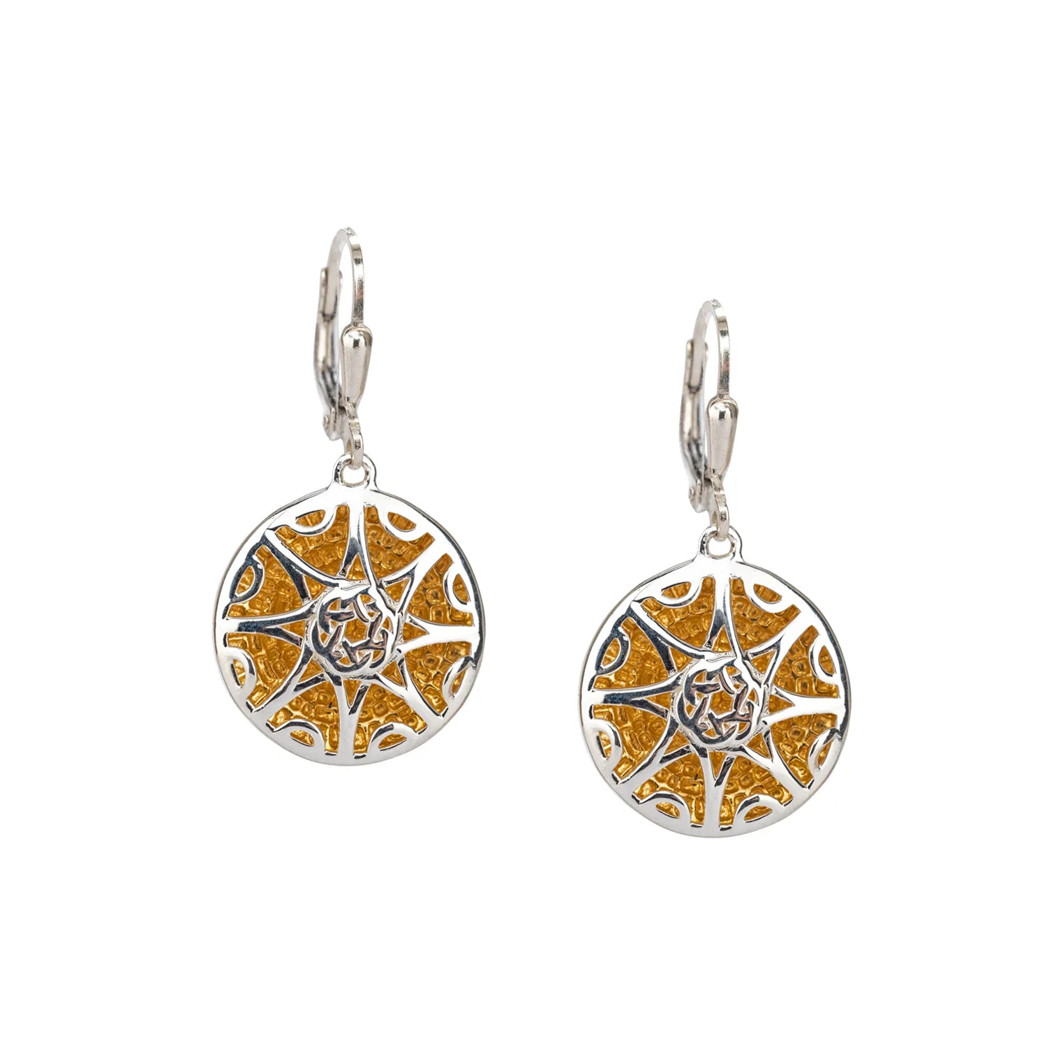 Flash Sale, Grab the Deals Fast Custom Jewelry Keith Jack Sterling Silver + 14k Gilded Celestial Leverback Earrings Flash Sale, Grab the Deals Fast Custom Jewelry Keith Jack Sterling Silver + 14k Gilded Celestial Leverback Earrings