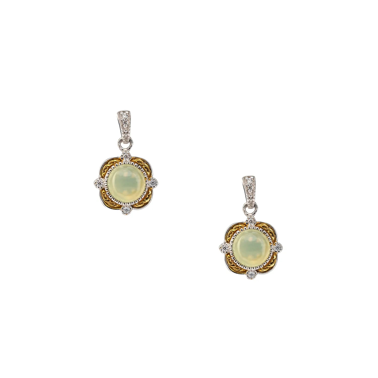Limited - Time Offer Zirconia Ring Keith Jack Sterling Silver Rhodium + 10k Bowenite & CZ Aphrodite Post Earrings Limited - Time Offer Zirconia Ring Keith Jack Sterling Silver Rhodium + 10k Bowenite & CZ Aphrodite Post Earrings