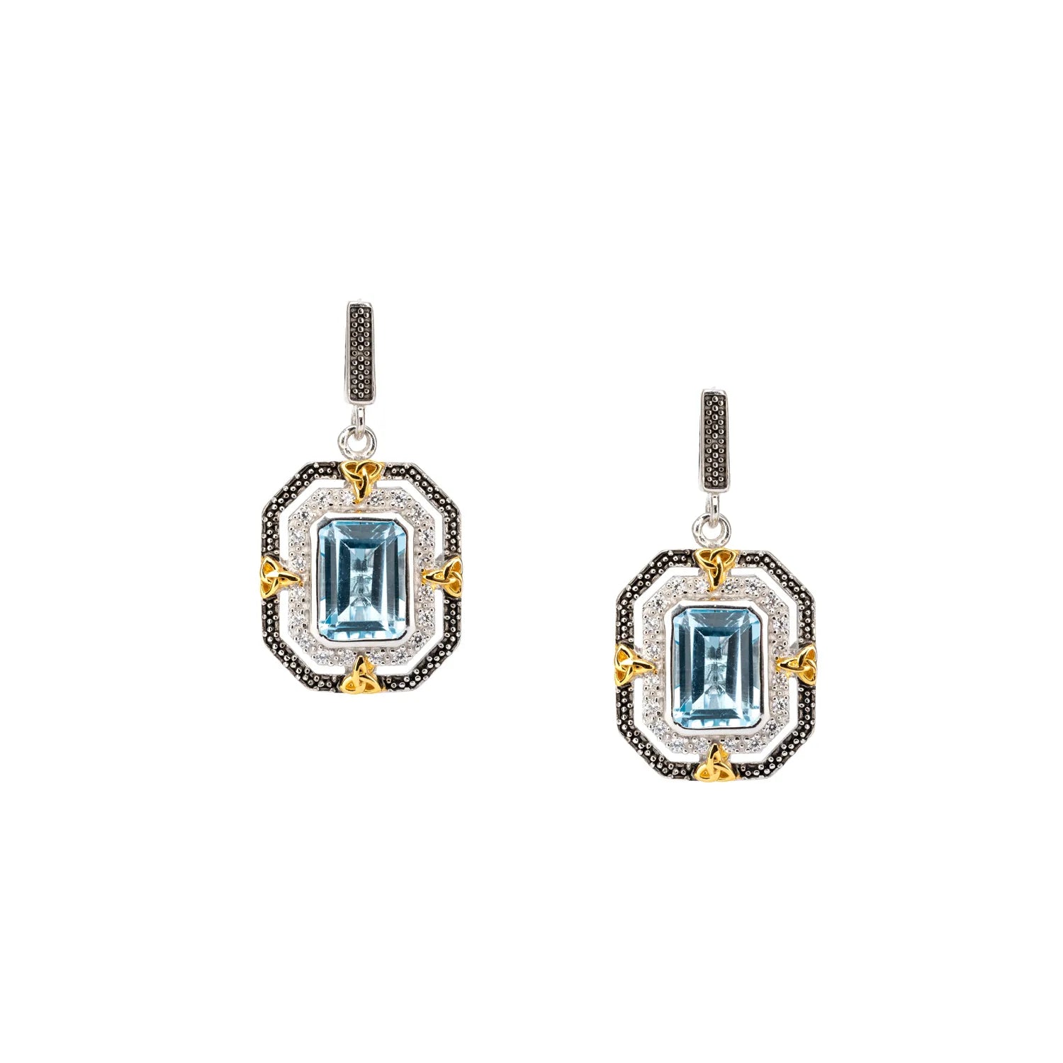 Huge Discounts, Unbeatable Offers Dainty Ring Keith Jack Sterling Silver Rhodium + 10k Yellow Octagon Sky Blue Topaz Celestial Post Earrings Huge Discounts, Unbeatable Offers Dainty Ring Keith Jack Sterling Silver Rhodium + 10k Yellow Octagon Sky Blue Topaz Celestial Post Earrings