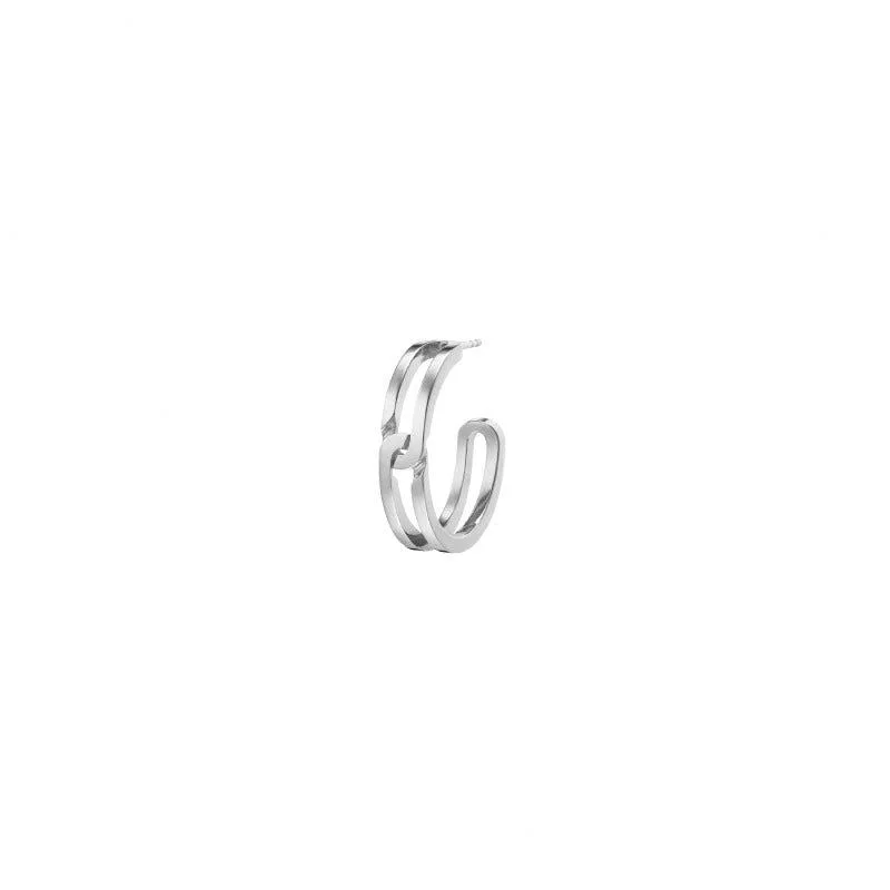 Shop Comfortably at Home The Gasp Small Silver Earring