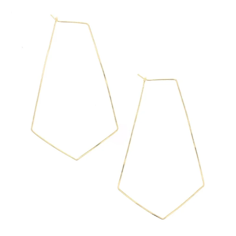 Big Savings, Big Smiles Custom Necklace Kite Hoop Earrings