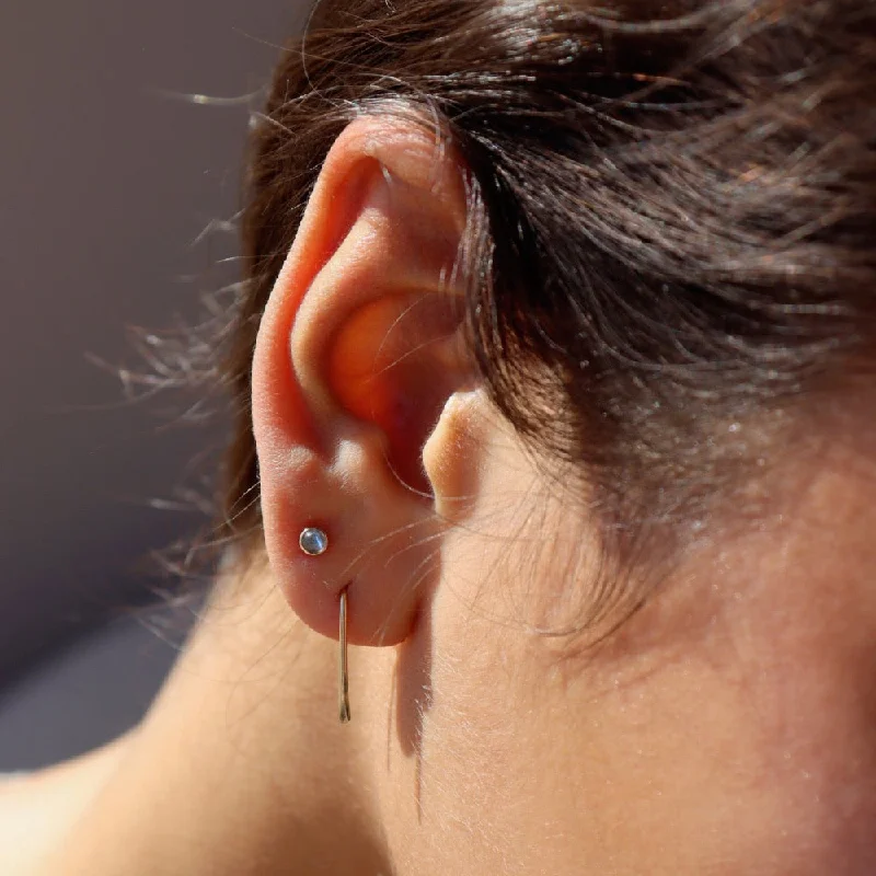 Flash Sale, Grab the Deals Fast Opal Ring Labradorite Studs in 14k Gold