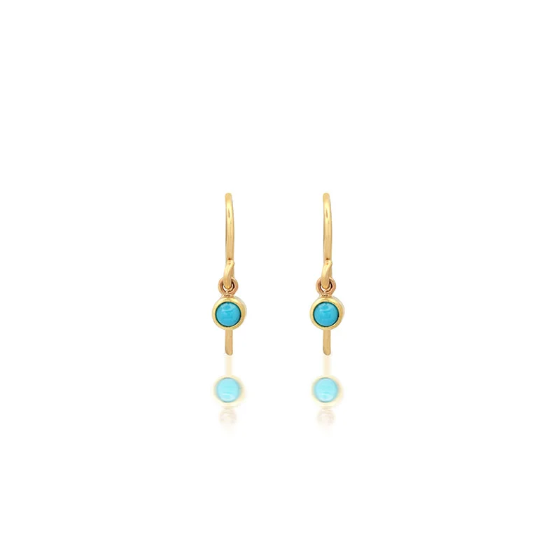Massive Clearance Sale Art Deco Necklace Large Turquoise Bezel Drop Earrings