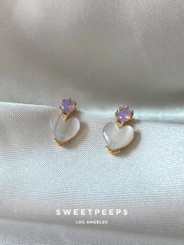 Exclusive Offers for Our Valued Customers Simple Pendant Lillian Lavender Studs