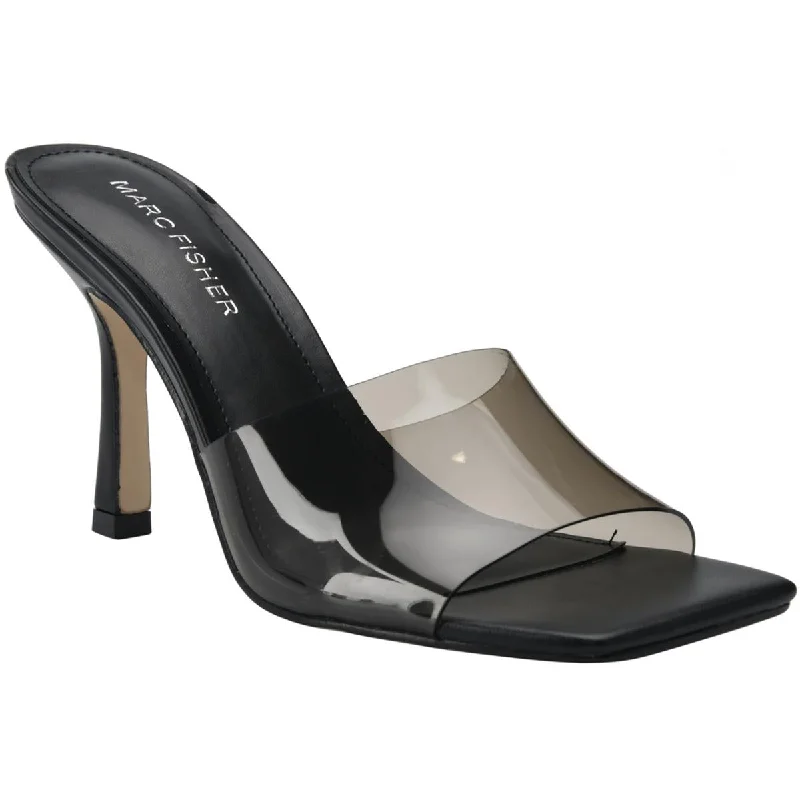 Comfortable Flip Flops Marc Fisher Womens Danria Faux Leather Mule Sandals