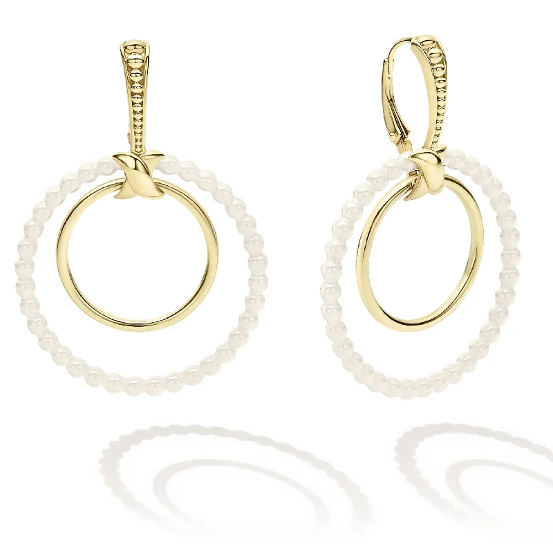 Huge Discounts, Unbeatable Offers Personalized Locket Meridian Double Circle 18K Gold Earring Set Huge Discounts, Unbeatable Offers Personalized Locket Meridian Double Circle 18K Gold Earring Set