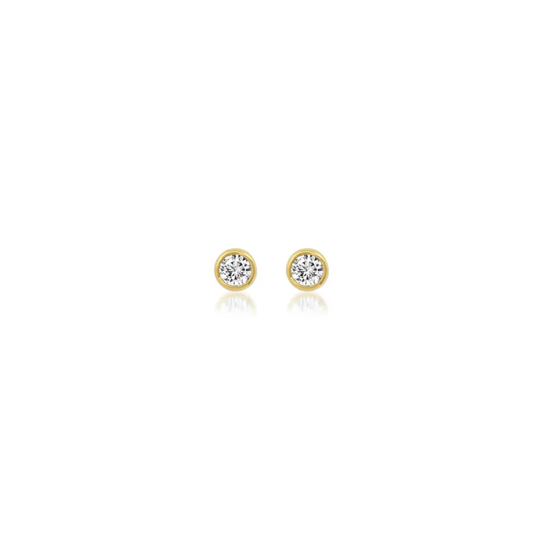 Massive Clearance Sale Custom Jewelry Diamond Bezel Studs