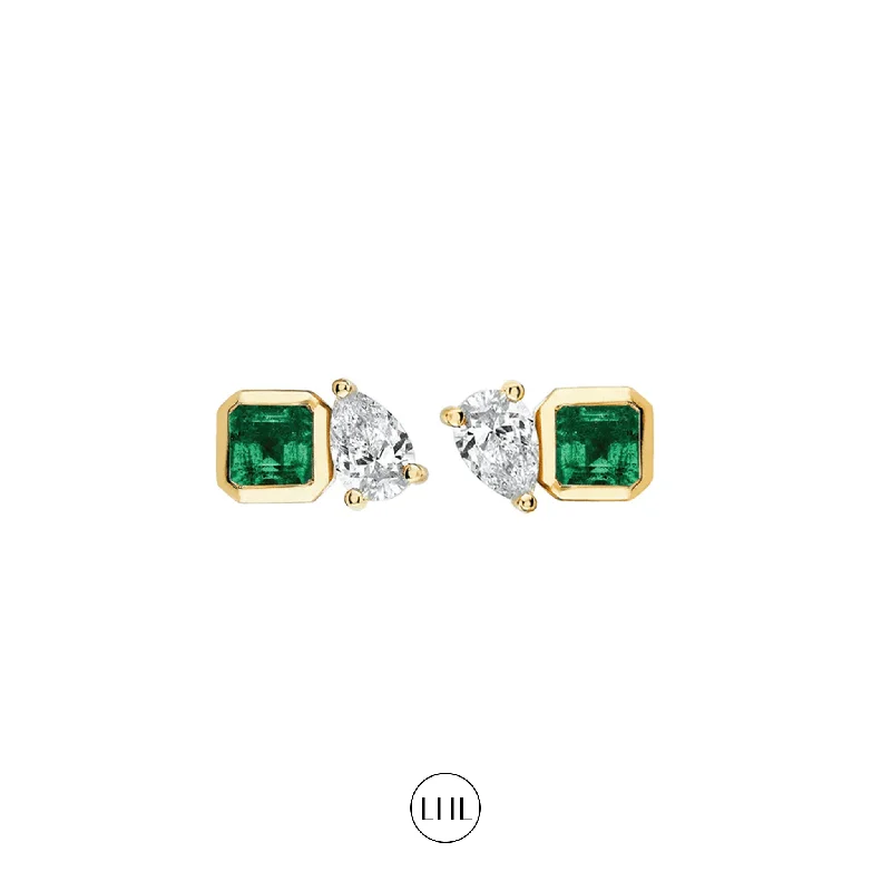 Big Savings, Big Smiles Black Diamond Ring Mini Lovers Duet Emerald & Diamond Studs Big Savings, Big Smiles Black Diamond Ring Mini Lovers Duet Emerald & Diamond Studs