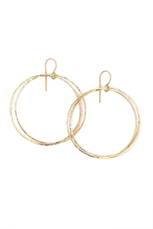New Arrivals on Discount Fashion Jewelry Triple Mixed Hoops