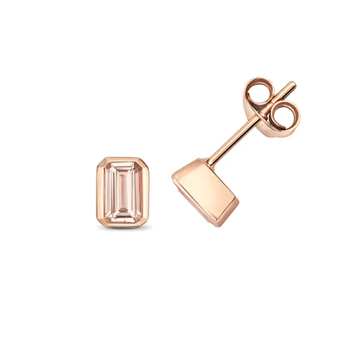 Exclusive Members - Only Sale Locket Necklace Morganite Stud Earrings