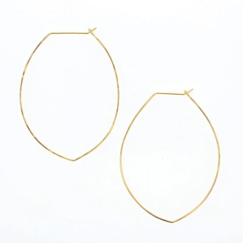 New Arrivals Locket Necklace Petal Hoop Earrings