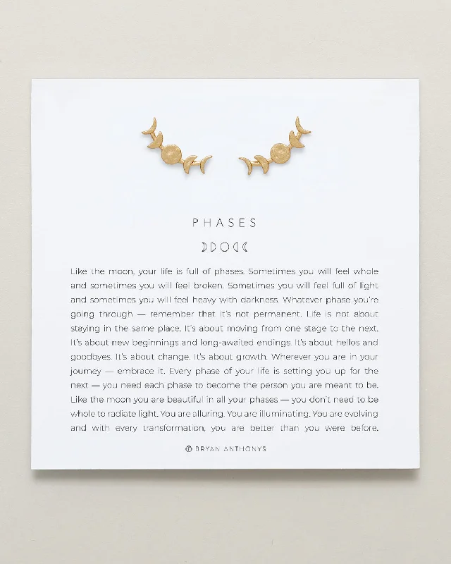 Shop Comfortably at Home Large Hoop Earrings Phases Earring Climbers