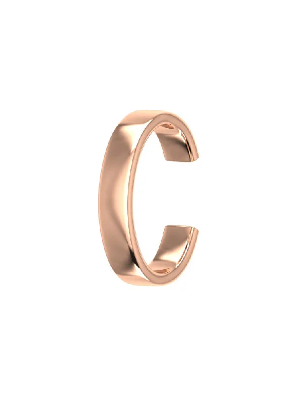 Unbeatable Savings Await Essential 18K Rosegold Ear Cuff