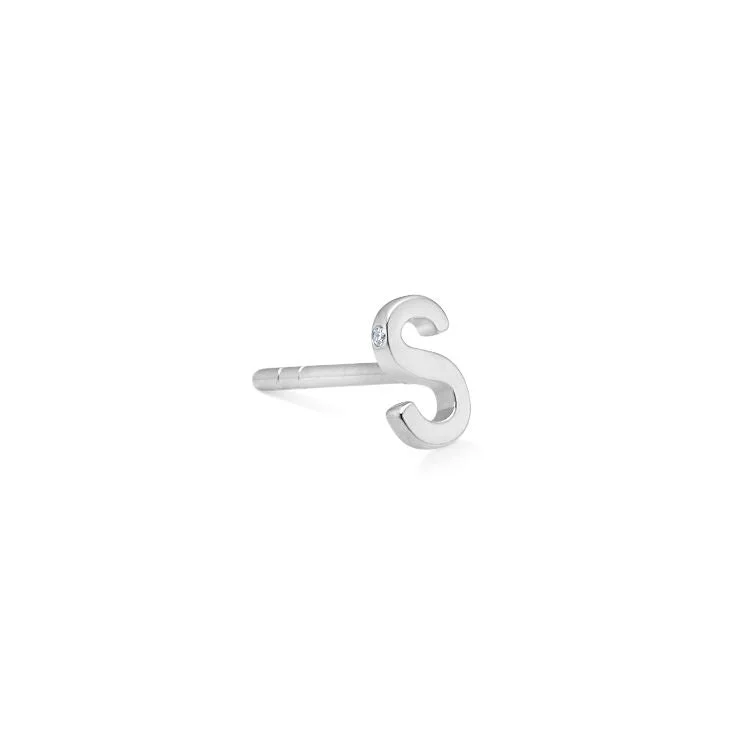 Be the First to Rock the Latest Trends My S 18K Whitegold Stud w. Diamond