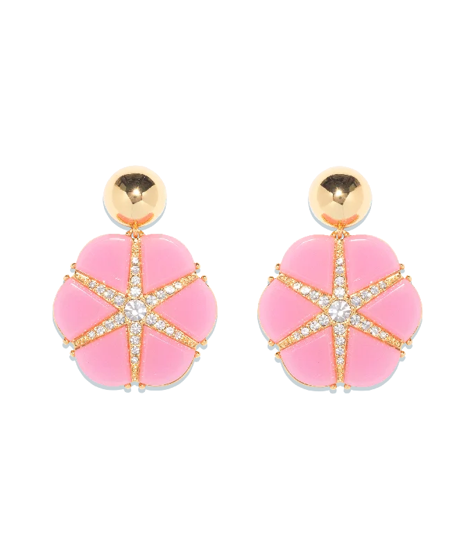 Buy More, Save More Trendy Jewelry Rosemary Statement Earring in Pink