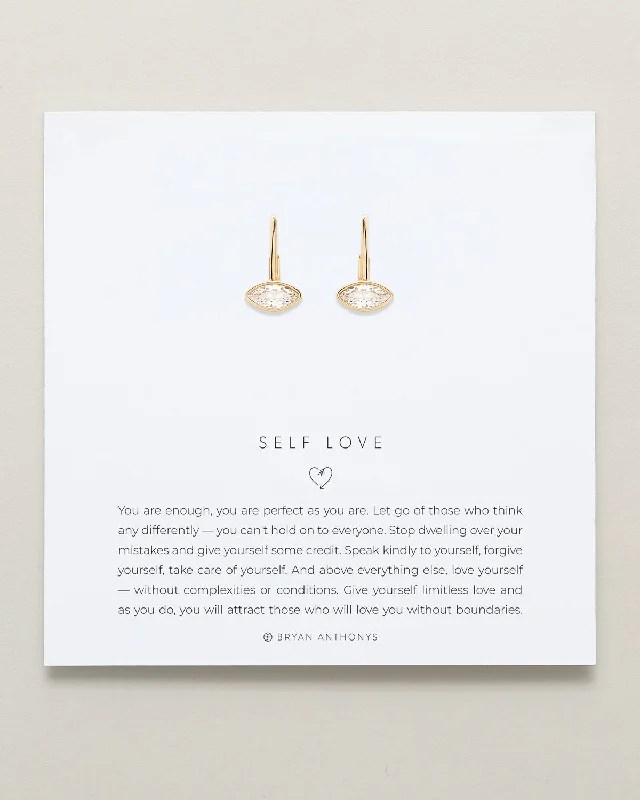 Season - End Clearance Opal Earrings Self Love Marquise Drop Earrings