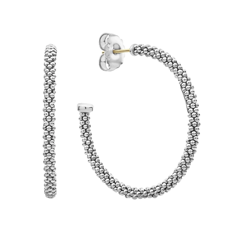 Limited - Edition Collections Now on Sale Vintage Ring Signature Caviar Large Caviar Hoop Earrings Limited - Edition Collections Now on Sale Vintage Ring Signature Caviar Large Caviar Hoop Earrings