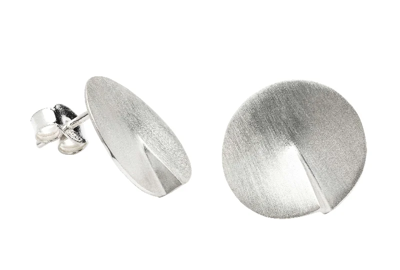 Flash Sale, Grab the Deals Fast Marquise Ring Silver Small Disc Stud Earrings