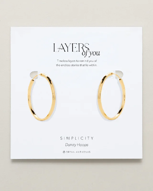 Clearance Sale Gold Hoop Earrings Simplicity Dainty Hoop Earrings