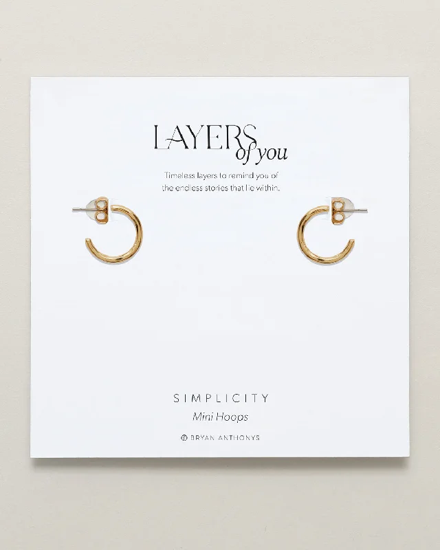 Exclusive Members - Only Sale Bohemian Necklace Simplicity Mini Hoop Earrings