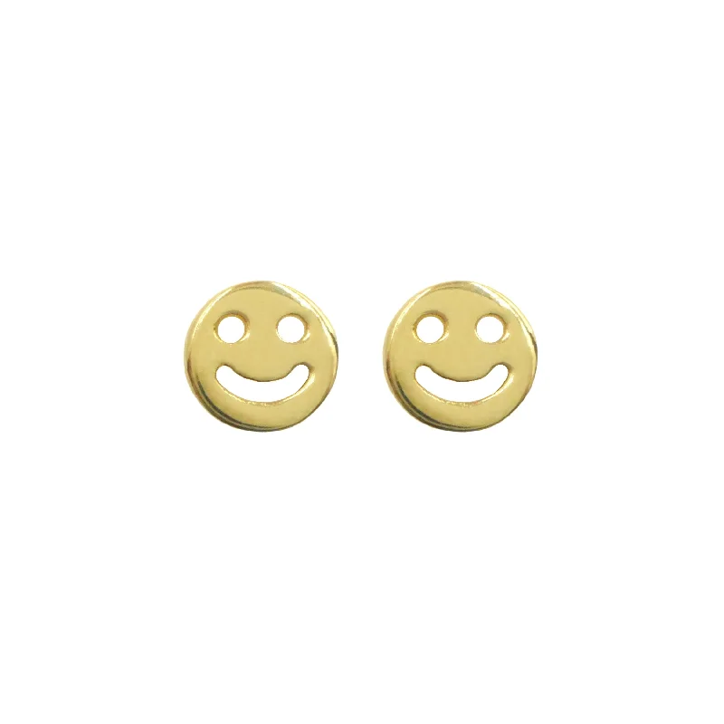 Flash Sale Diamond Ring Smiley Face Studs