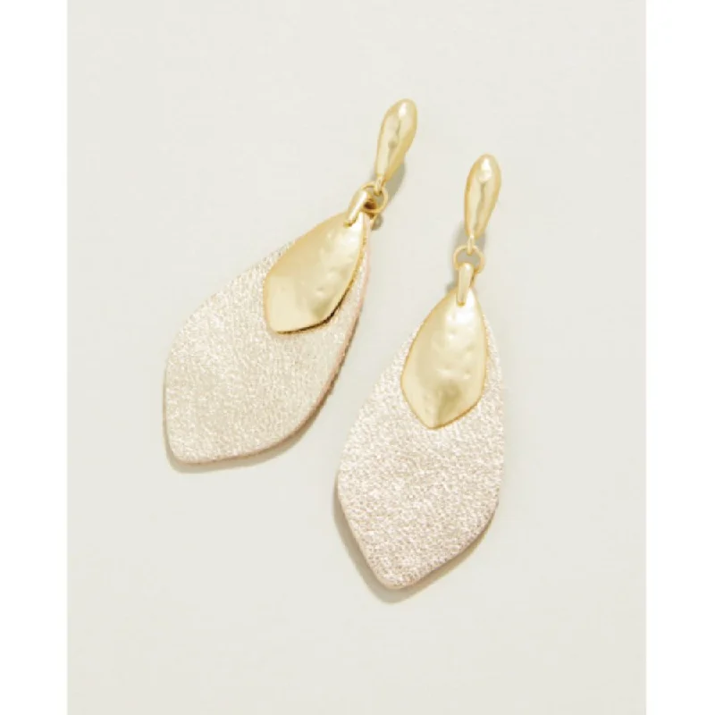 Limited Time, Unlimited Deals Gold Earrings Spartina Leather Petal Earrings