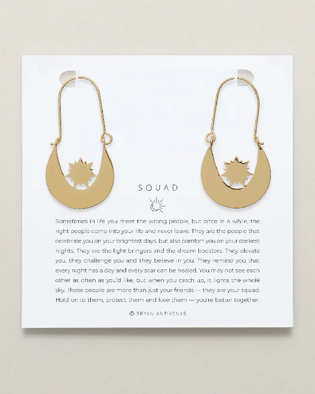 Huge Discounts, Unbeatable Offers Designer Jewelry Squad Hoop Earrings