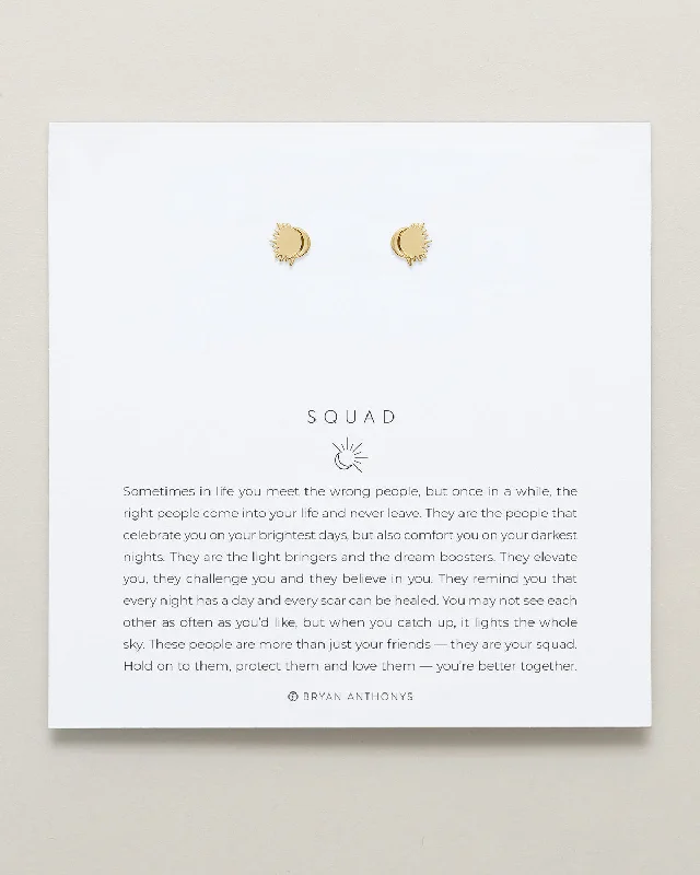 Unbeatable Savings Await Vintage Locket Squad Icon Stud Earrings