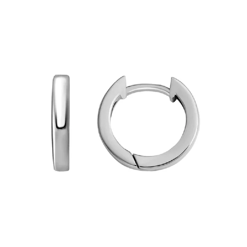 Clearance Sale Precious Jewelry Sterling Silver Huggie Hoop Earrings