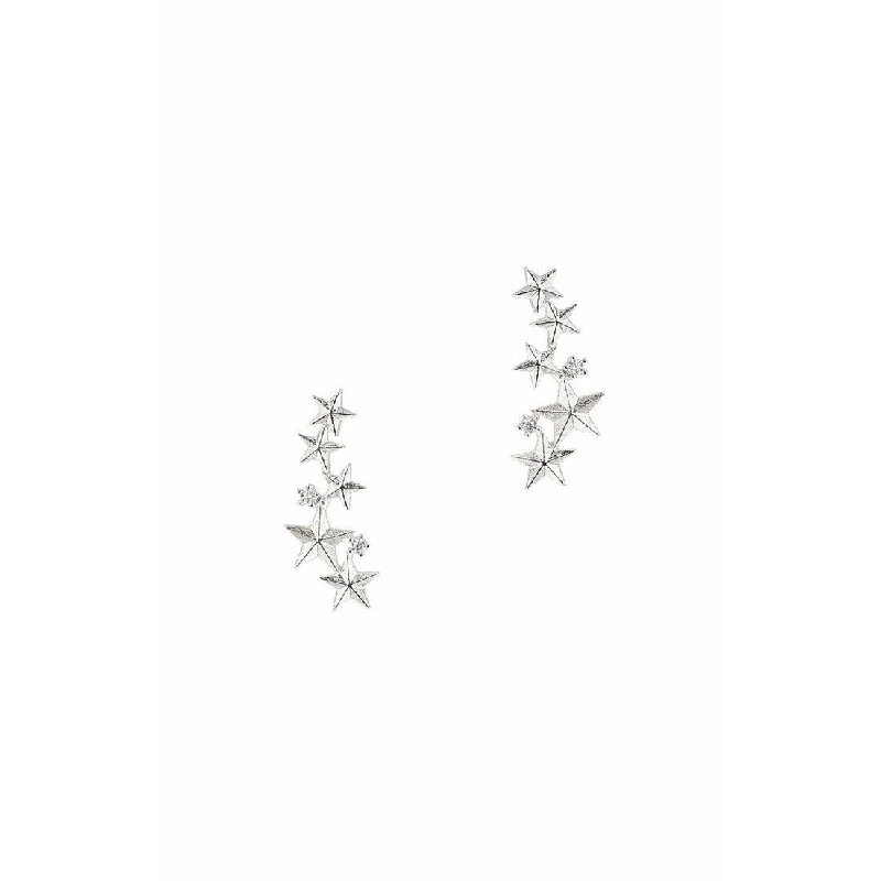 Unbeatable Savings Await Opal Ring TAI SILVER MINI 5 STAR EAR CRAWLER