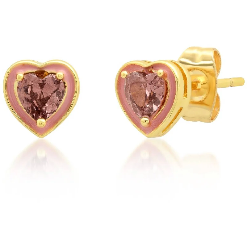 Big Savings, Big Smiles Adjustable Pendant TAI HEART-SHAPED ENAMEL AND CZ MINI STUDS Big Savings, Big Smiles Adjustable Pendant TAI HEART-SHAPED ENAMEL AND CZ MINI STUDS